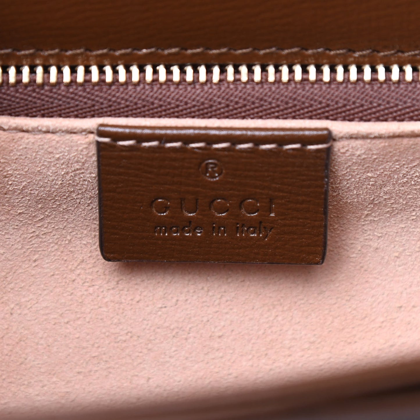 GG Supreme Monogram Horsebit 1955 Shoulder Bag Beige Brown Sugar