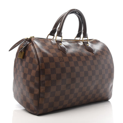 Louis Vuitton Damier Ebene Speedy 30 3 of 9