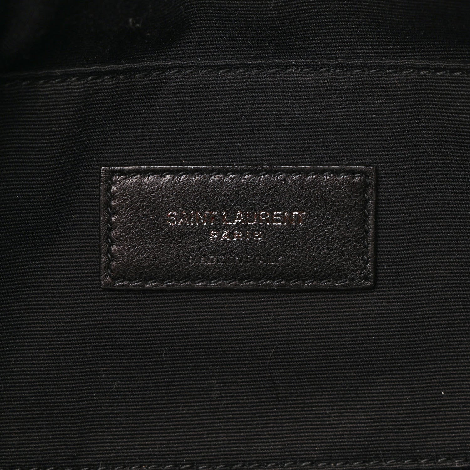 Saint Laurent Calfskin Monogram Belt Bag Black 6 of 8