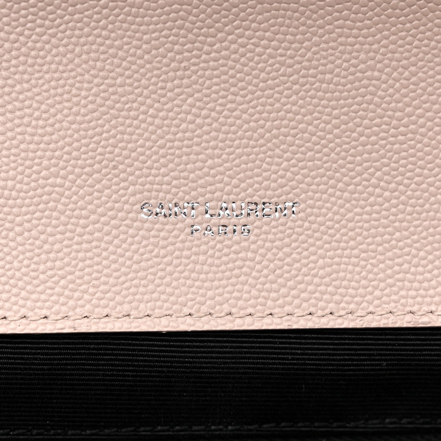 Saint Laurent Grain De Poudre Textured Mixed Matelasse Large Triquilt Monogram Satchel Rose 7 of 17