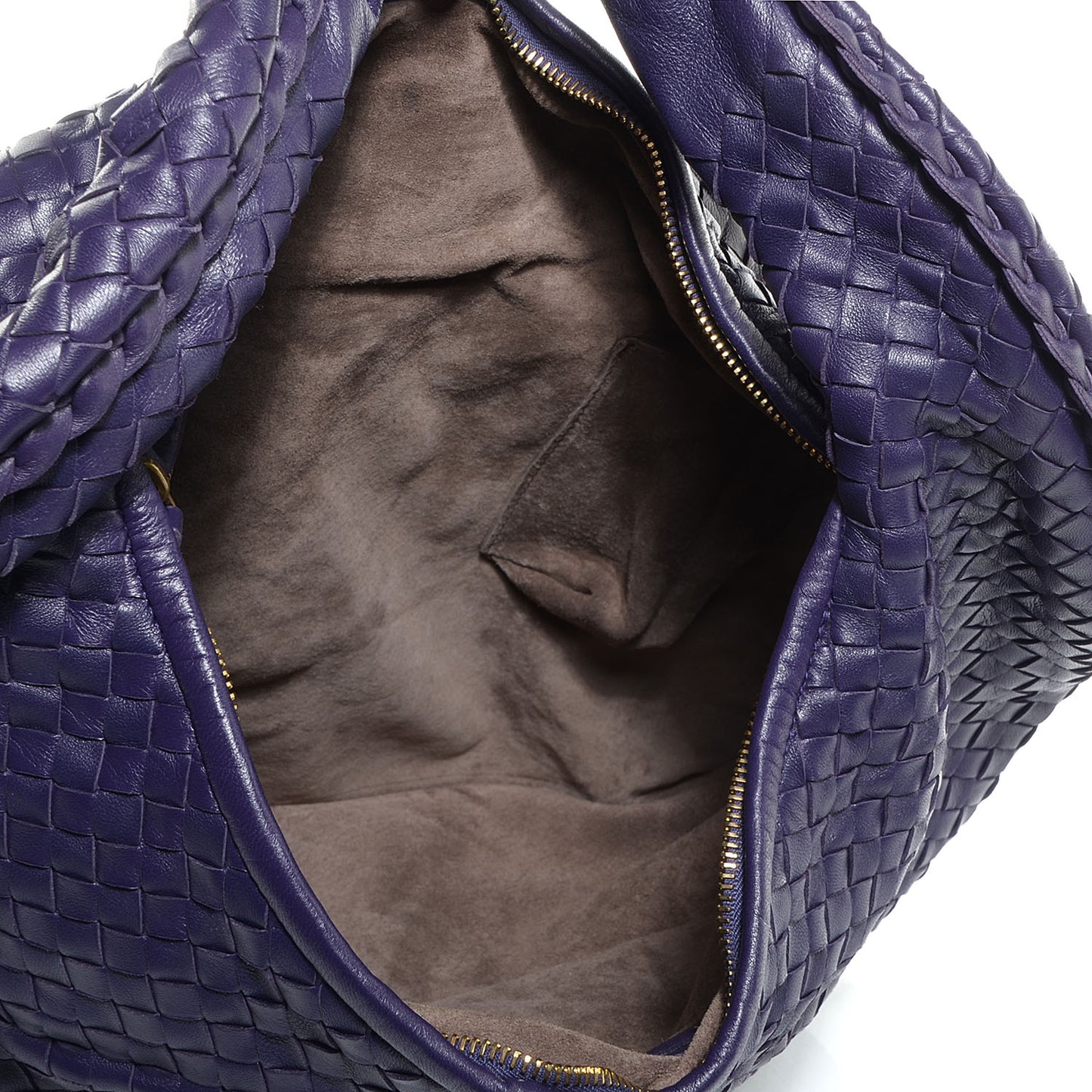 Nappa Intrecciato Pleated Large Veneta Hobo Turbolence