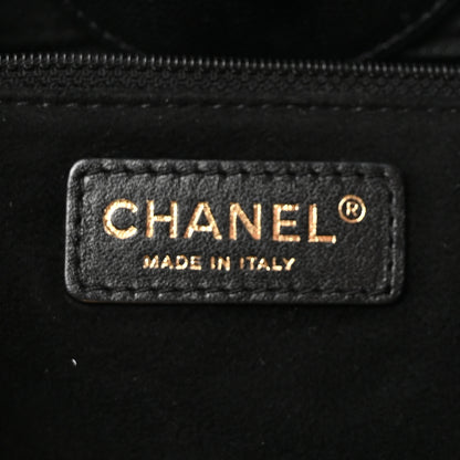 Chanel Caviar Small Studded Deauville Tote Black 6 of 9