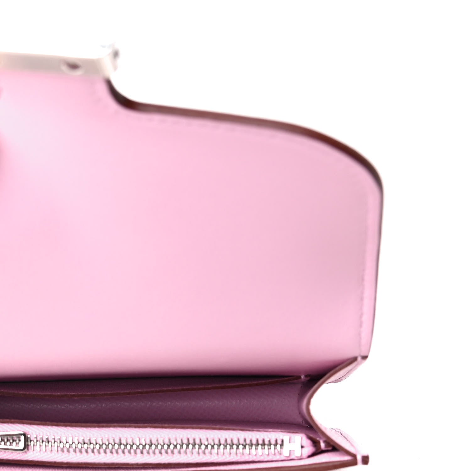 Hermes Epsom Constance Slim Wallet Mauve Sylvestre 4 of 4