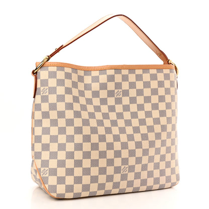 Louis Vuitton Damier Azur Delightful PM Rose Ballerine 3 of 10