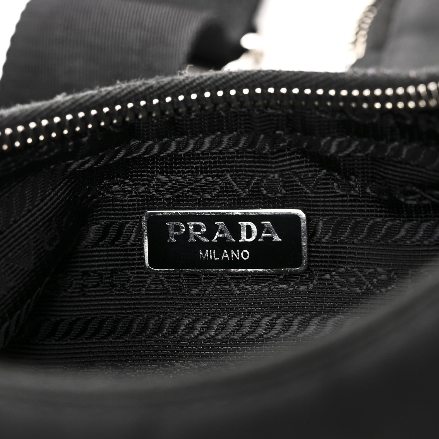 Prada Nylon Re-Edition 2005 Shoulder Bag Black 6 of 9