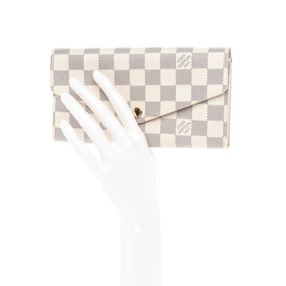 Louis Vuitton Damier Azur Sarah Wallet NM 2 of 7