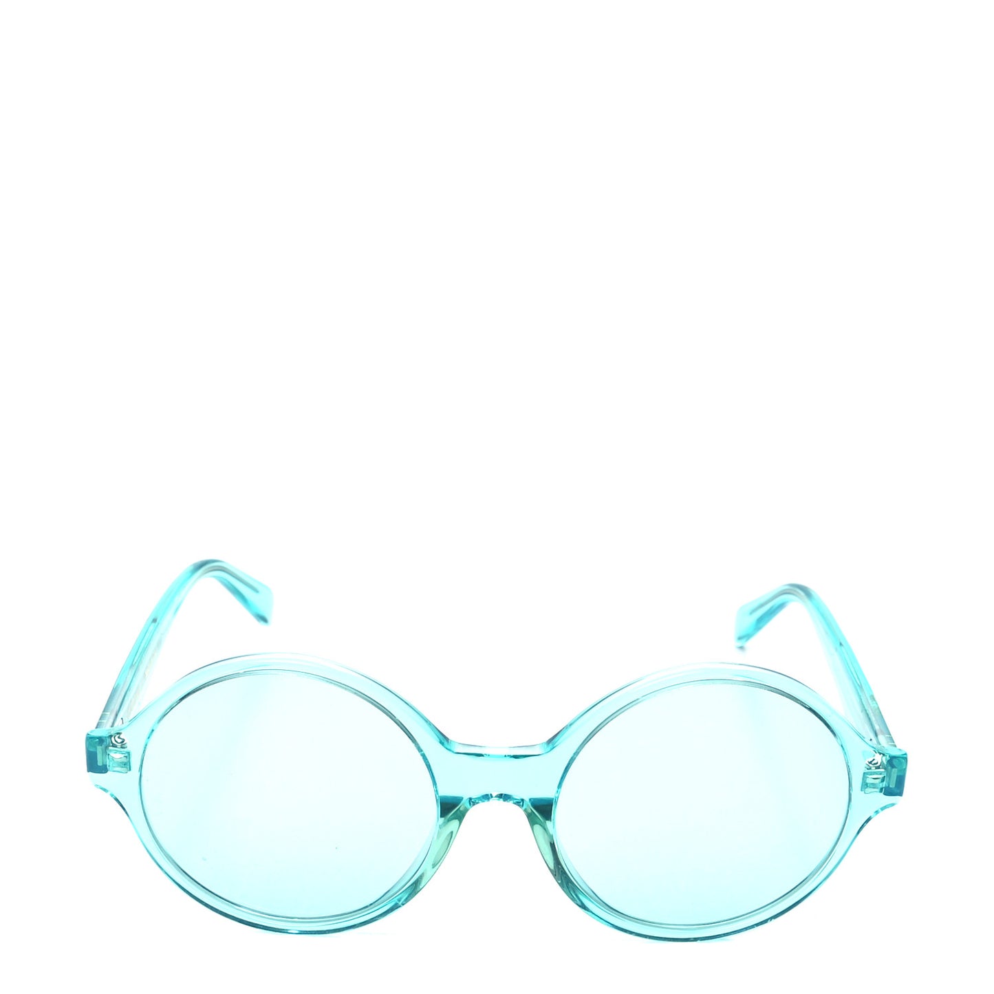 Round Sunglasses CL 40051/I Transparent Blue