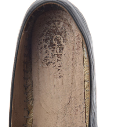 Chanel Lambskin CC Espadrilles 39 Black 5 of 9