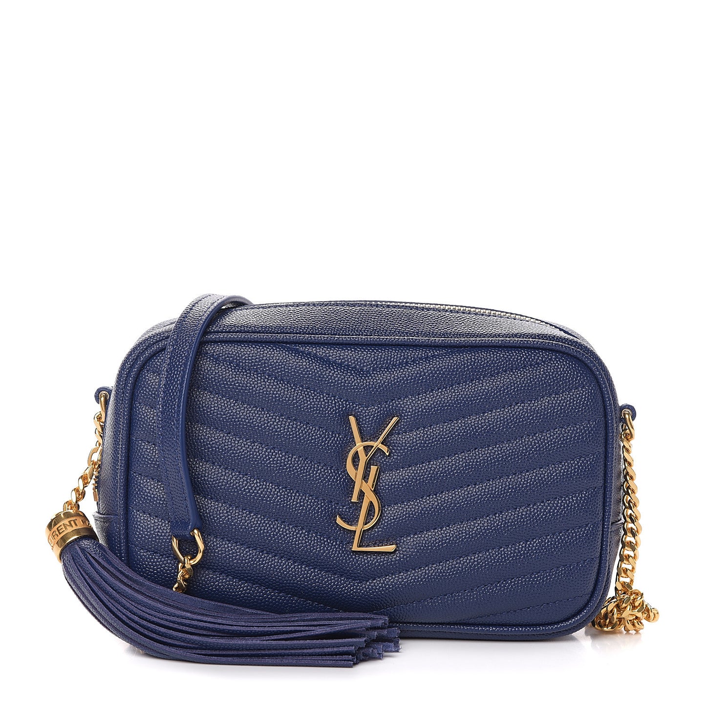 Grain De Poudre Matelasse Monogram Mini Lou Camera Bag Denim