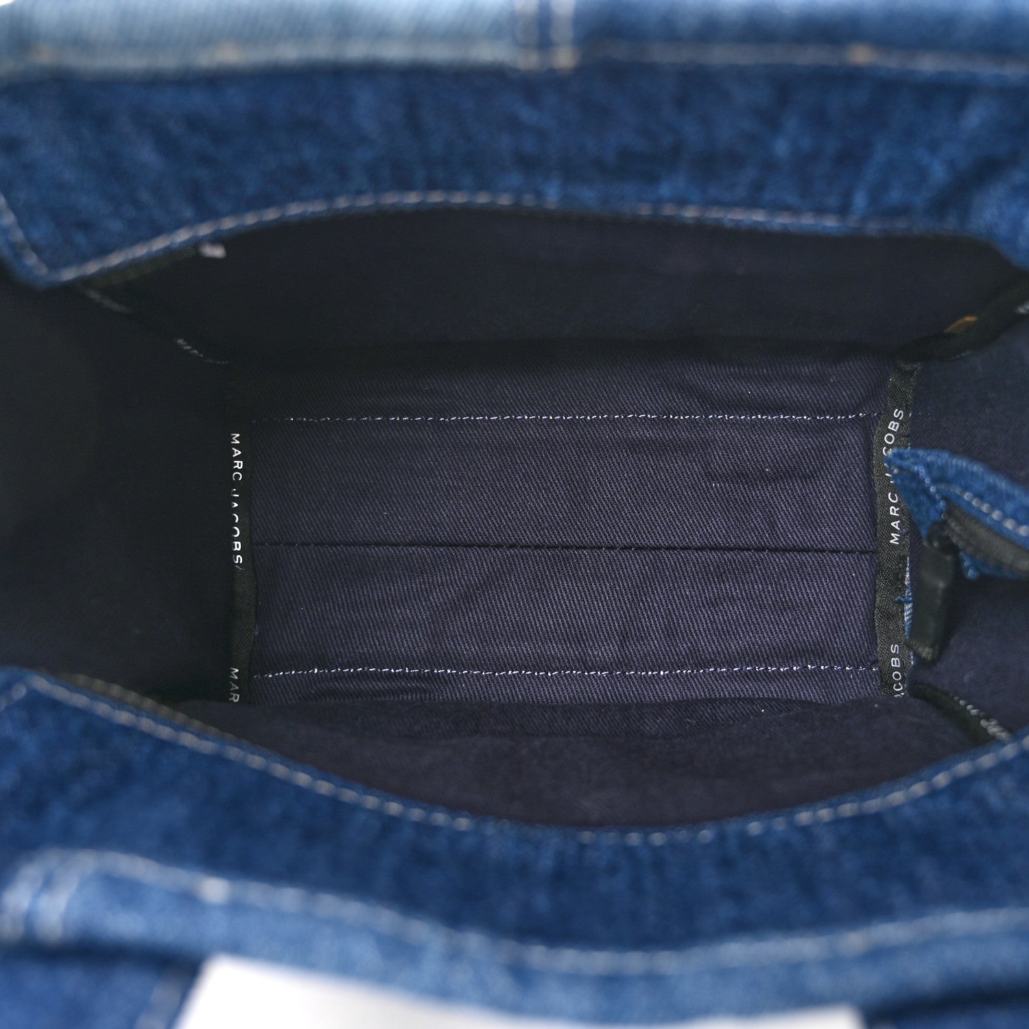 Marc Jacobs Denim Canvas Small Tote Bag Blue 5 of 12