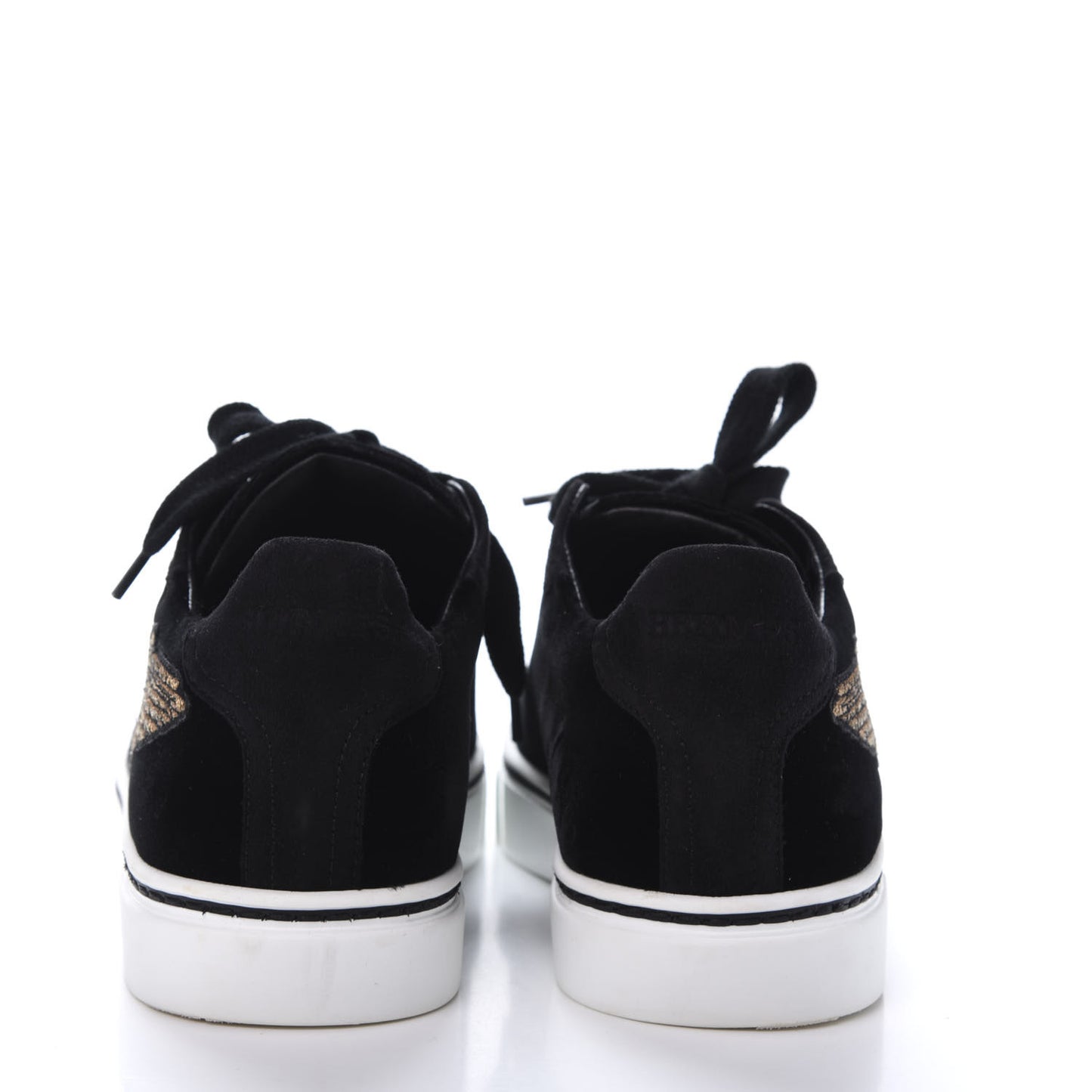 Velvet Womens Wing Sneakers 37 Black