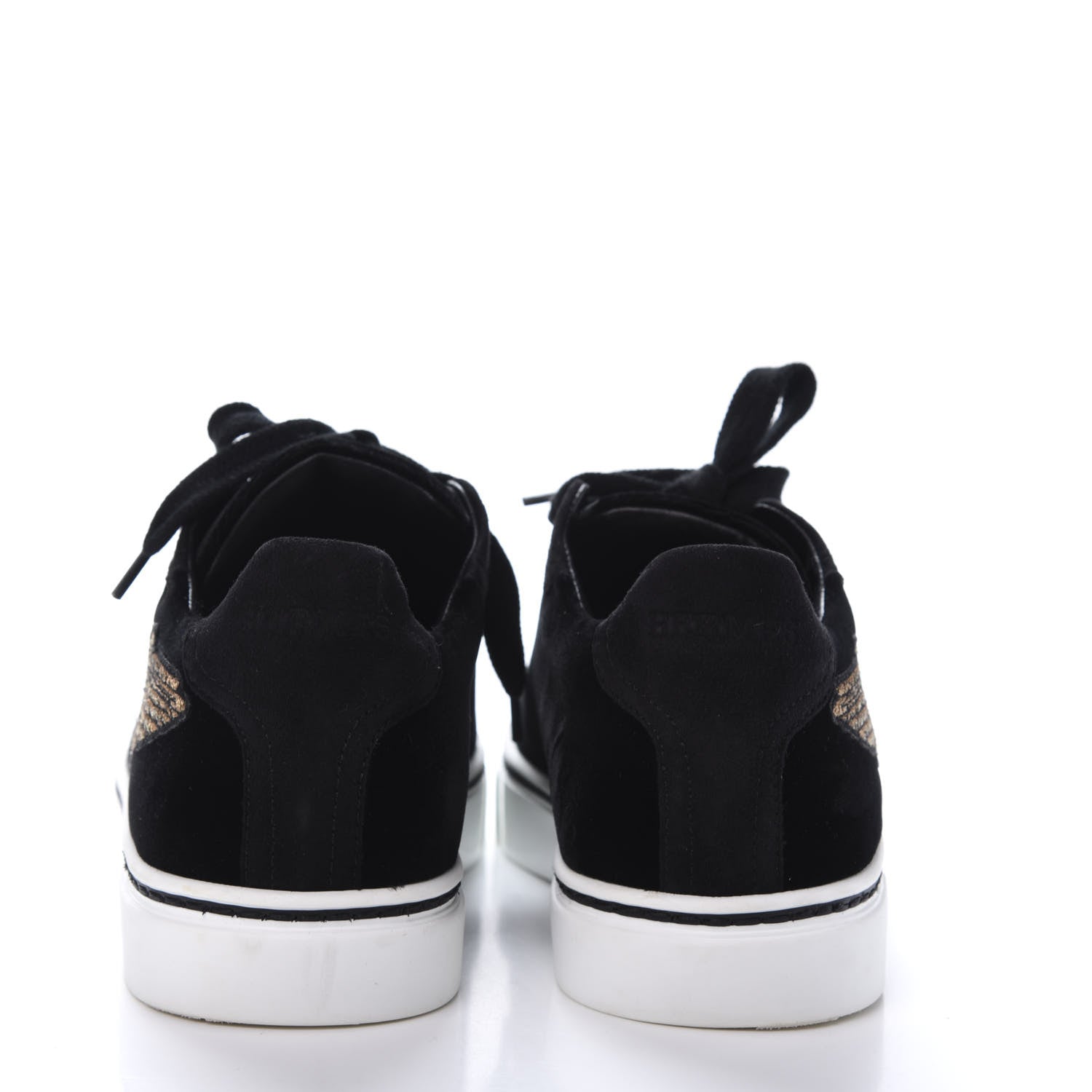 Hermes Velvet Womens Wing Sneakers 37 Black 5 of 10