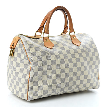 Louis Vuitton Damier Azur Speedy 30 3 of 19