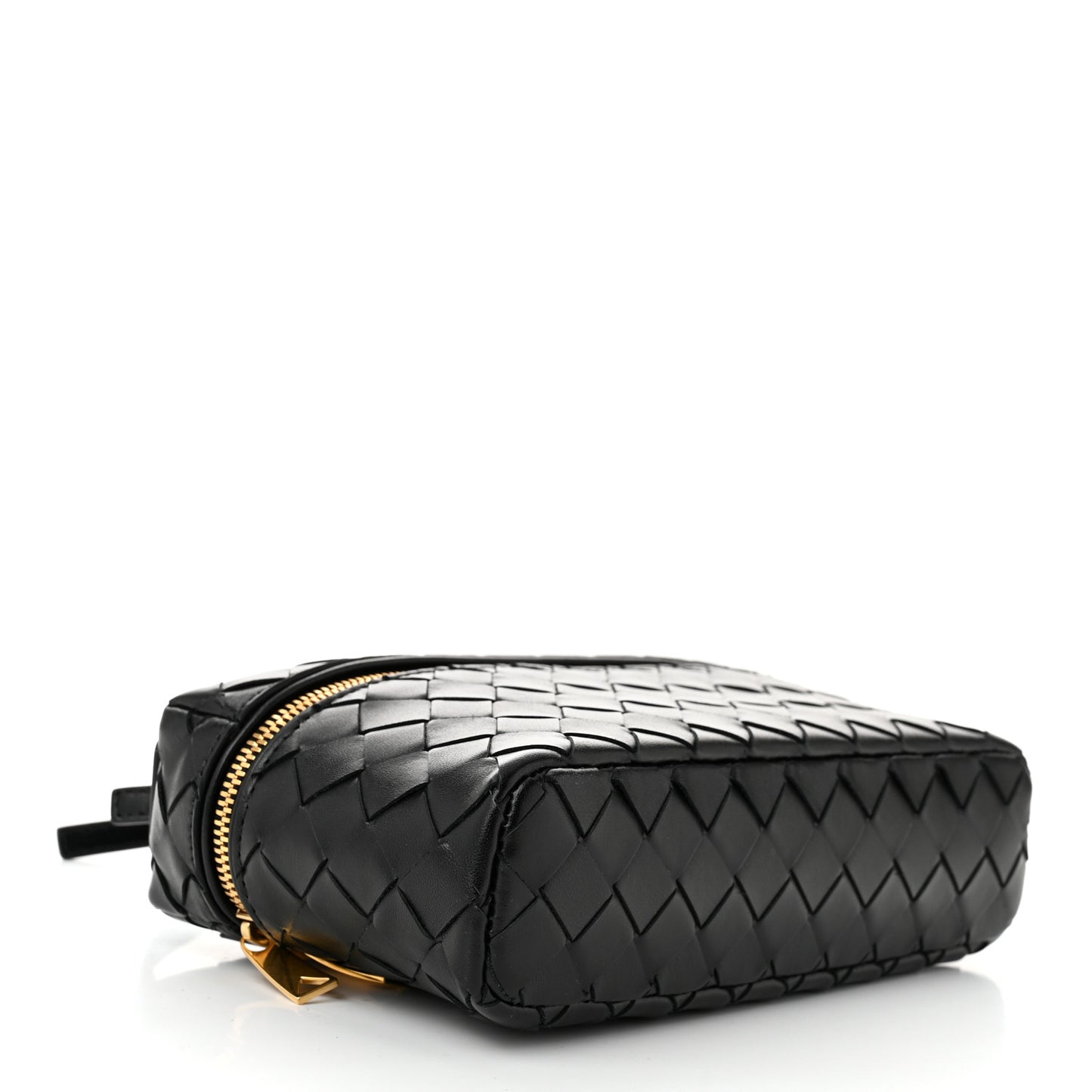 Calfskin Intrecciato Bang Bang Vanity Case Black