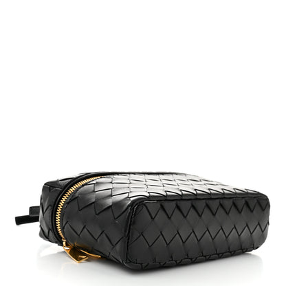 Bottega Veneta Calfskin Intrecciato Bang Bang Vanity Case Black 4 of 10