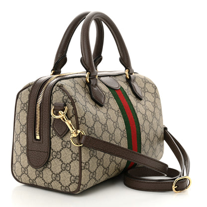 Gucci GG Supreme Monogram Web Small Ophidia Top Handle Bag Beige Ebony 3 of 11