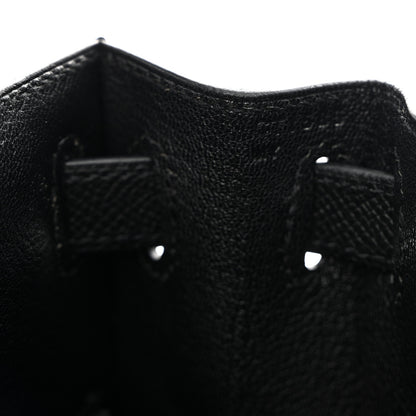 Hermes Epsom Kelly Sellier 28 Black 7 of 12