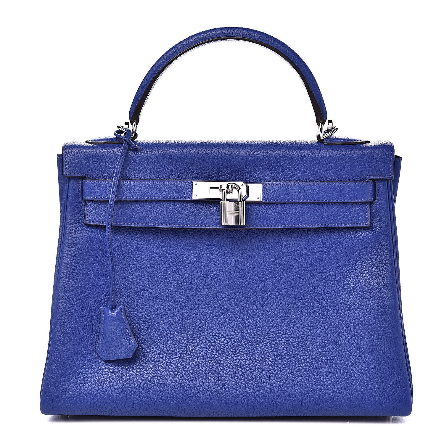 Hermes Togo Kelly Retourne 32 Bleu Electrique 1 of 37
