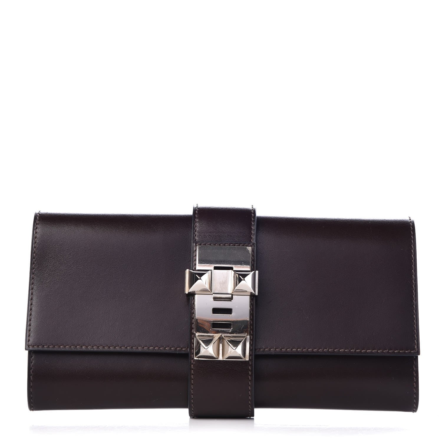 Hermes Box Medor 23 Clutch Chocolate 1 of 7