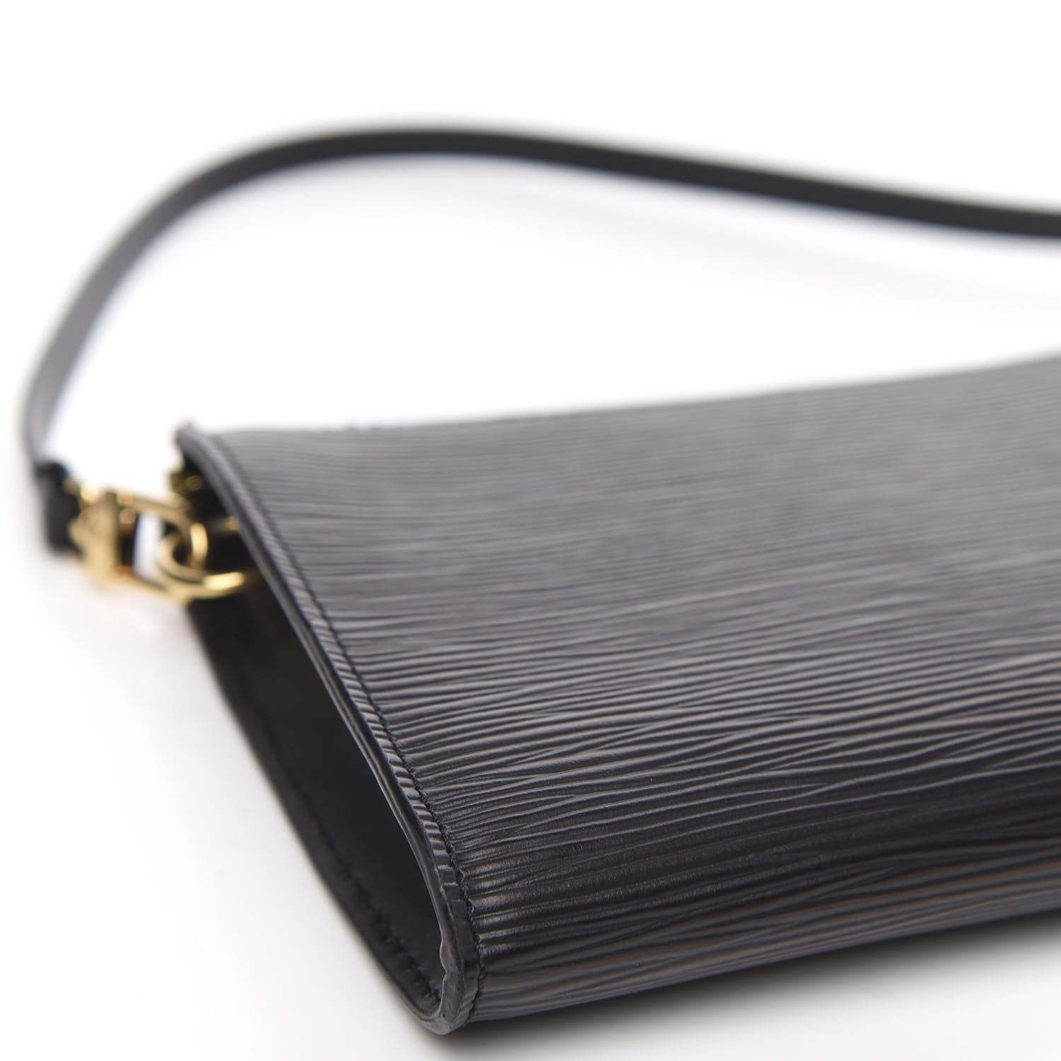 Louis Vuitton Epi Pochette Accessories 24 Black 7 of 9