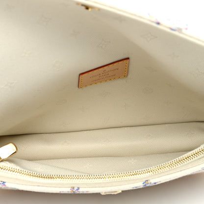 Louis Vuitton Monogram Tweed Jacquard Ivy Wallet On Chain Multicolor White 5 of 9