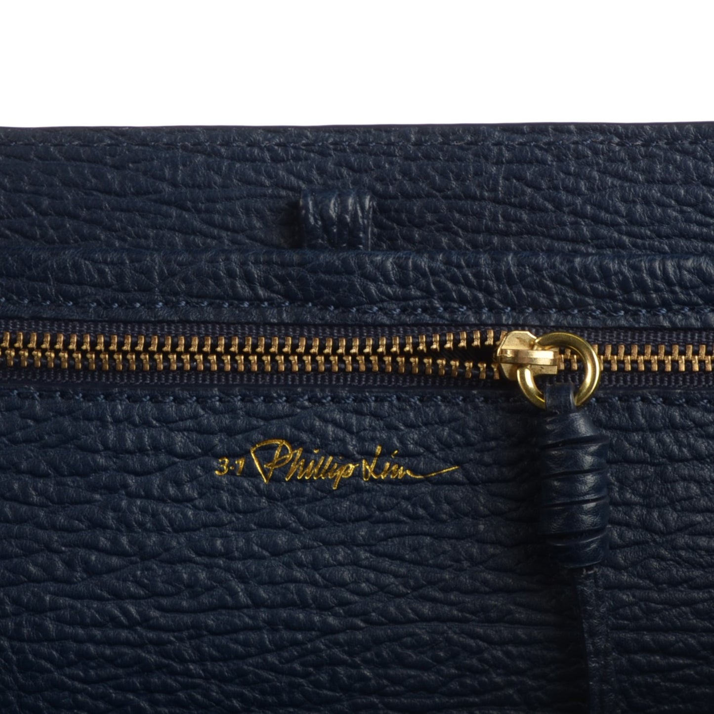 3.1 Textured Calfskin Medium Pashli Satchel Ink