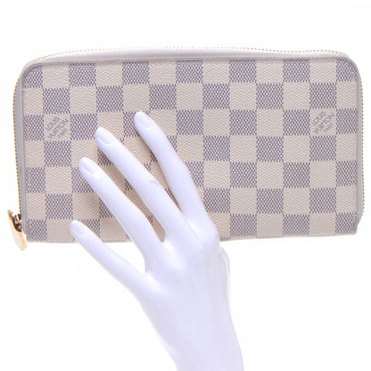 Louis Vuitton Damier Azur Zippy Organizer Wallet 2 of 10