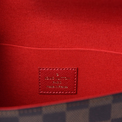 Louis Vuitton Damier Ebene Pochette Felicie Chain Wallet 6 of 6