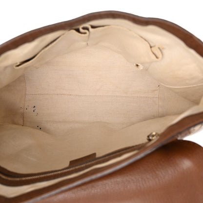 Gucci Monogram Calfskin Medium Bella Flap Bag Brown 5 of 19