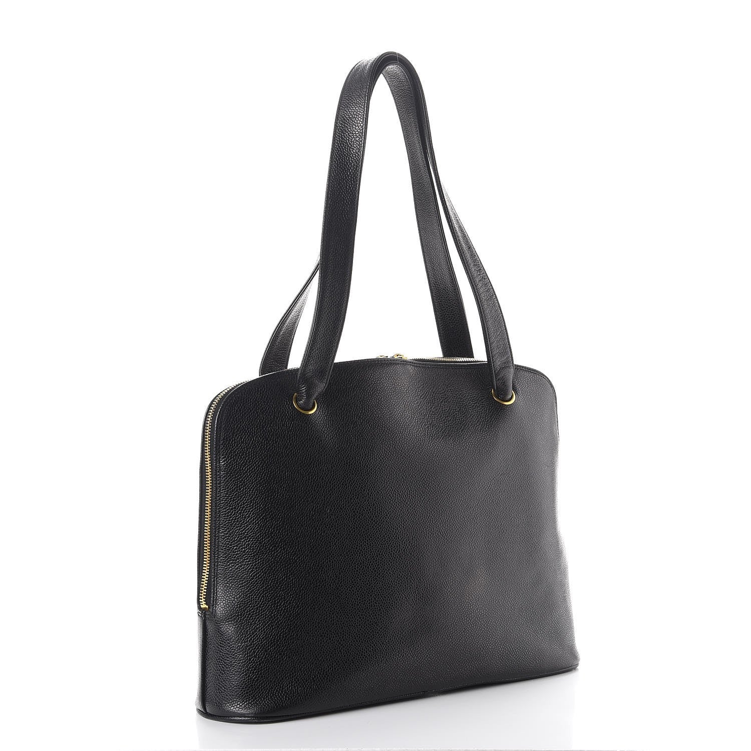 Chanel Caviar CC Bowler Black 3 of 11