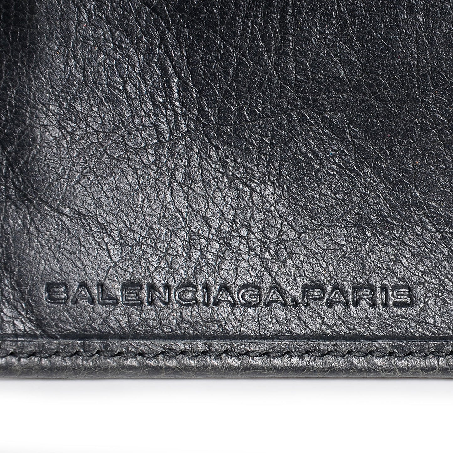 Agneau Giant 12 Silver Hardware Money Wallet Gris Tarmac