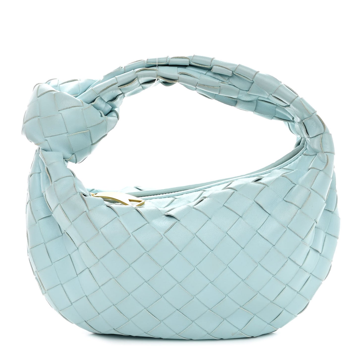 Nappa Intrecciato Mini Jodie Teal Washed