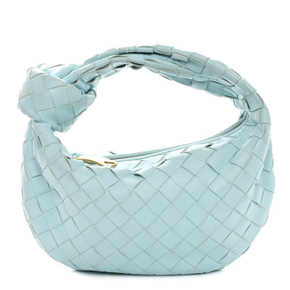 Bottega Veneta Nappa Intrecciato Mini Jodie Teal Washed 1 of 10