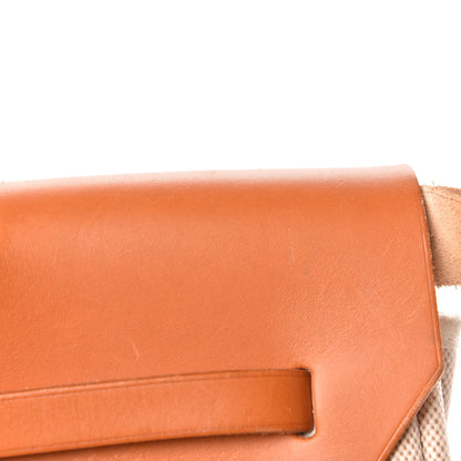 Hermes Toile Vache Calfskin Herbag 40 GM Natural 10 of 21