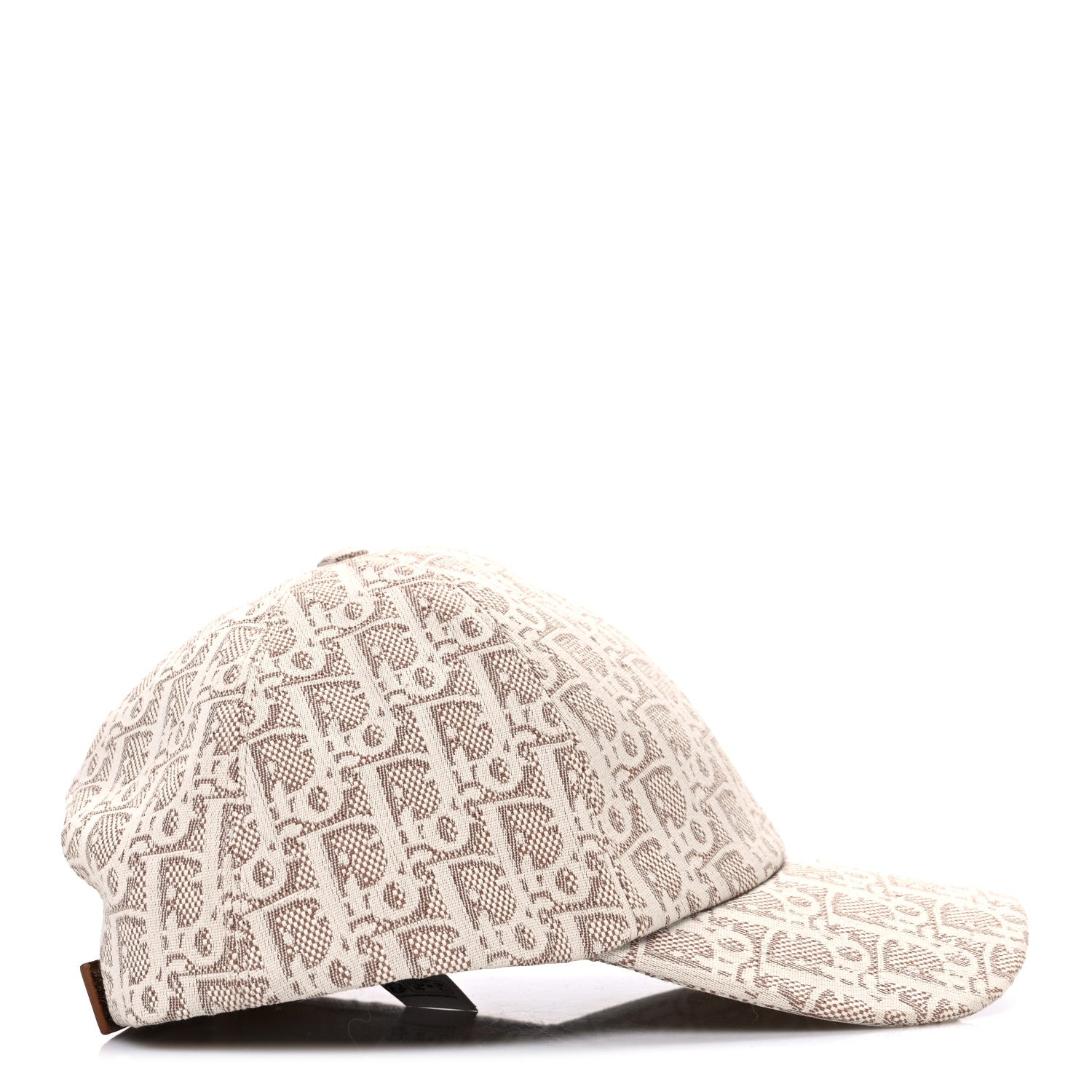 Christian Dior Cotton Oblique Jacquard Baseball Cap 58 Beige 5 of 9