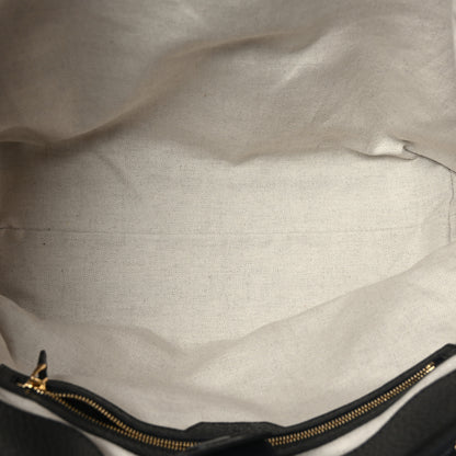 Gucci Jacquard Black Denim GG Monogram Medium Ophidia Shopping Tote Black Ivory 5 of 9