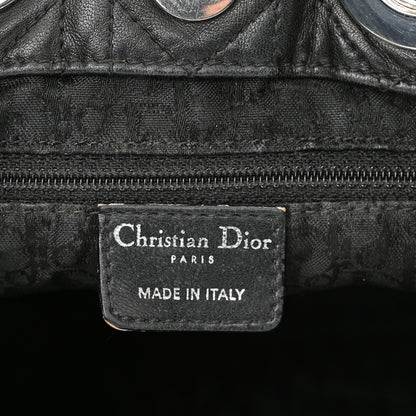 Christian Dior Lambskin Cannage Medium Soft Lady Dior Black 7 of 21