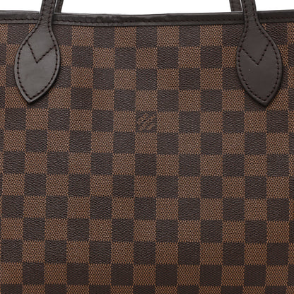 Louis Vuitton Damier Ebene Neo Neverfull MM Rose Ballerine 12 of 16
