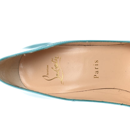 Christian Louboutin Patent So Kate 120 Pumps 37.5 Pacific 7 of 10