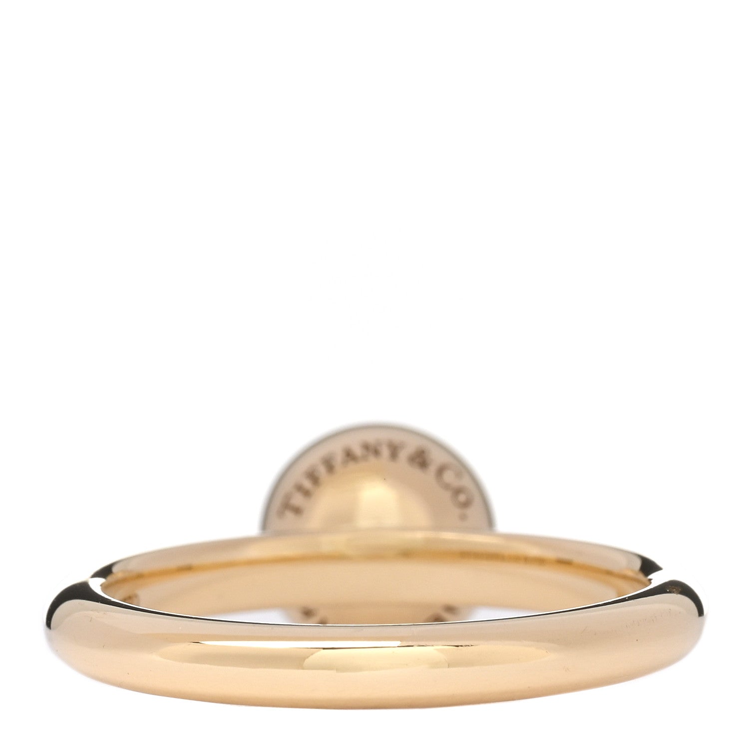 Tiffany 18K Yellow Gold 8mm Hardwear Ball Ring 52 6 3 of 6
