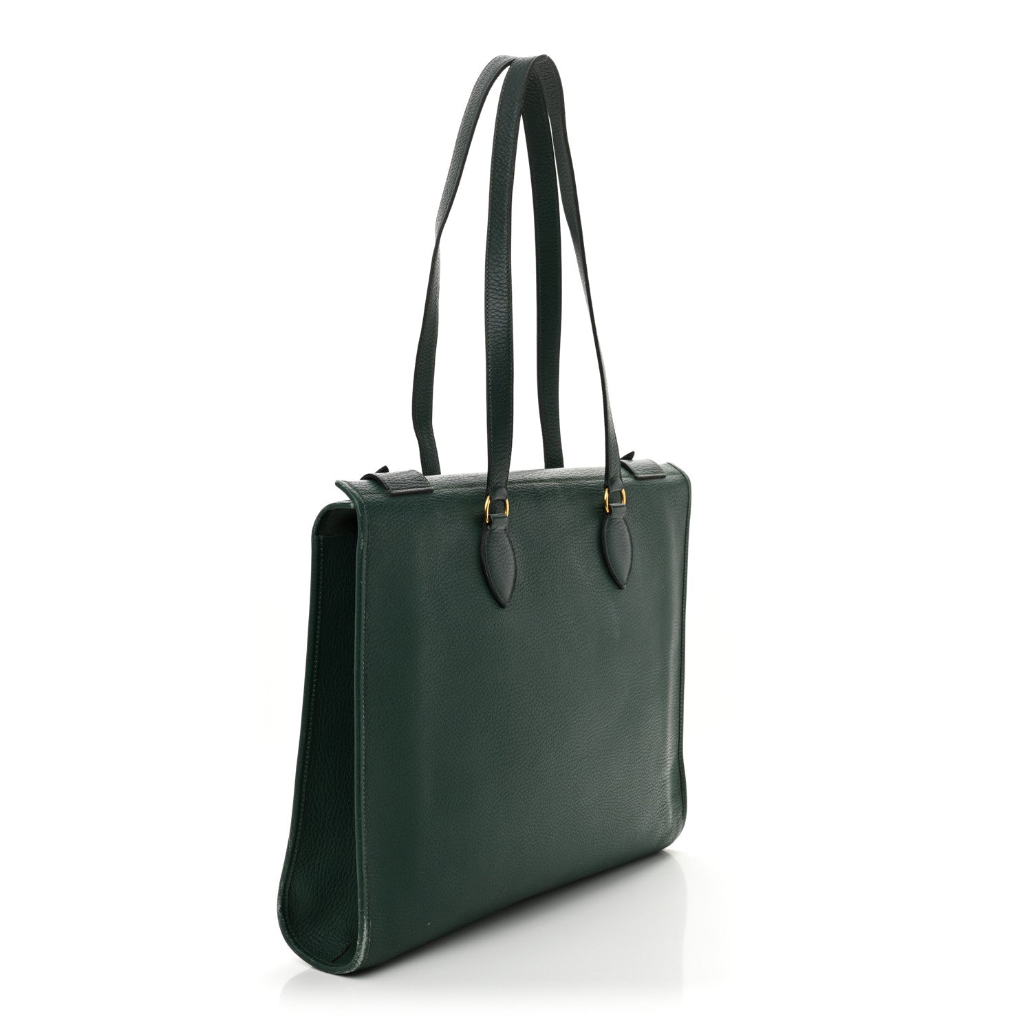 Hermes Kaba Taurillon Clemence Tote Vert Clair 3 of 24
