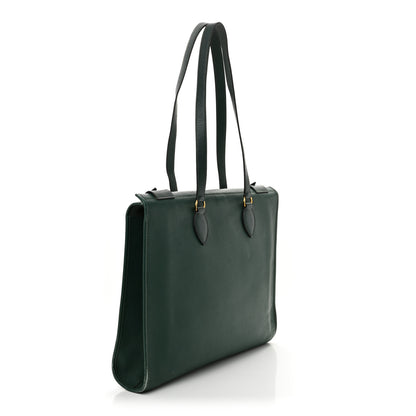 Hermes Kaba Taurillon Clemence Tote Vert Clair 3 of 24