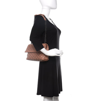 Bottega Veneta Nappa Intrecciato Microstuds Small Olimpia Shoulder Bag Dahlia 2 of 9