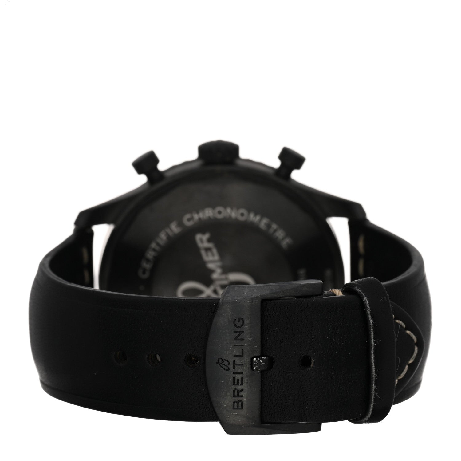 Breitling DLC Coated Stainless Steel Calfskin 43mm Navitimer 8 Chronograph Automatic Watch Black M13314 3 of 5