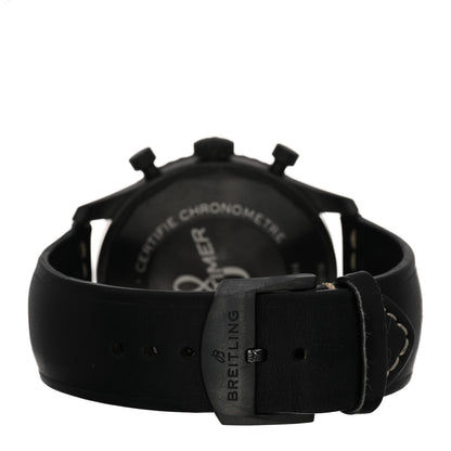 Breitling DLC Coated Stainless Steel Calfskin 43mm Navitimer 8 Chronograph Automatic Watch Black M13314 3 of 5