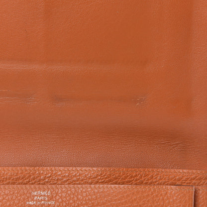 Hermes Togo Dogon Duo Wallet Orange 10 of 15