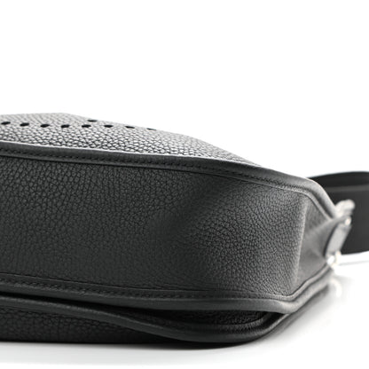 Hermes Taurillon Clemence Evelyne III PM Black 10 of 10