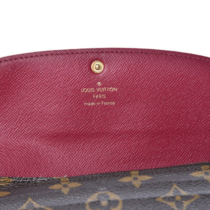 Louis Vuitton Monogram Emilie Wallet Fuchsia 6 of 16