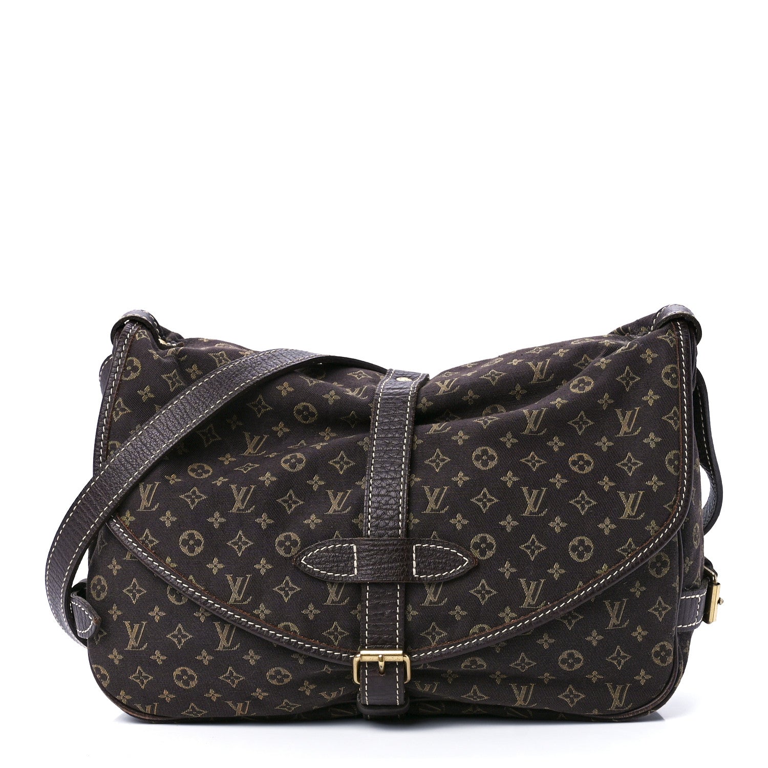 Louis Vuitton Monogram Mini Lin Saumur Ebene 1 of 13