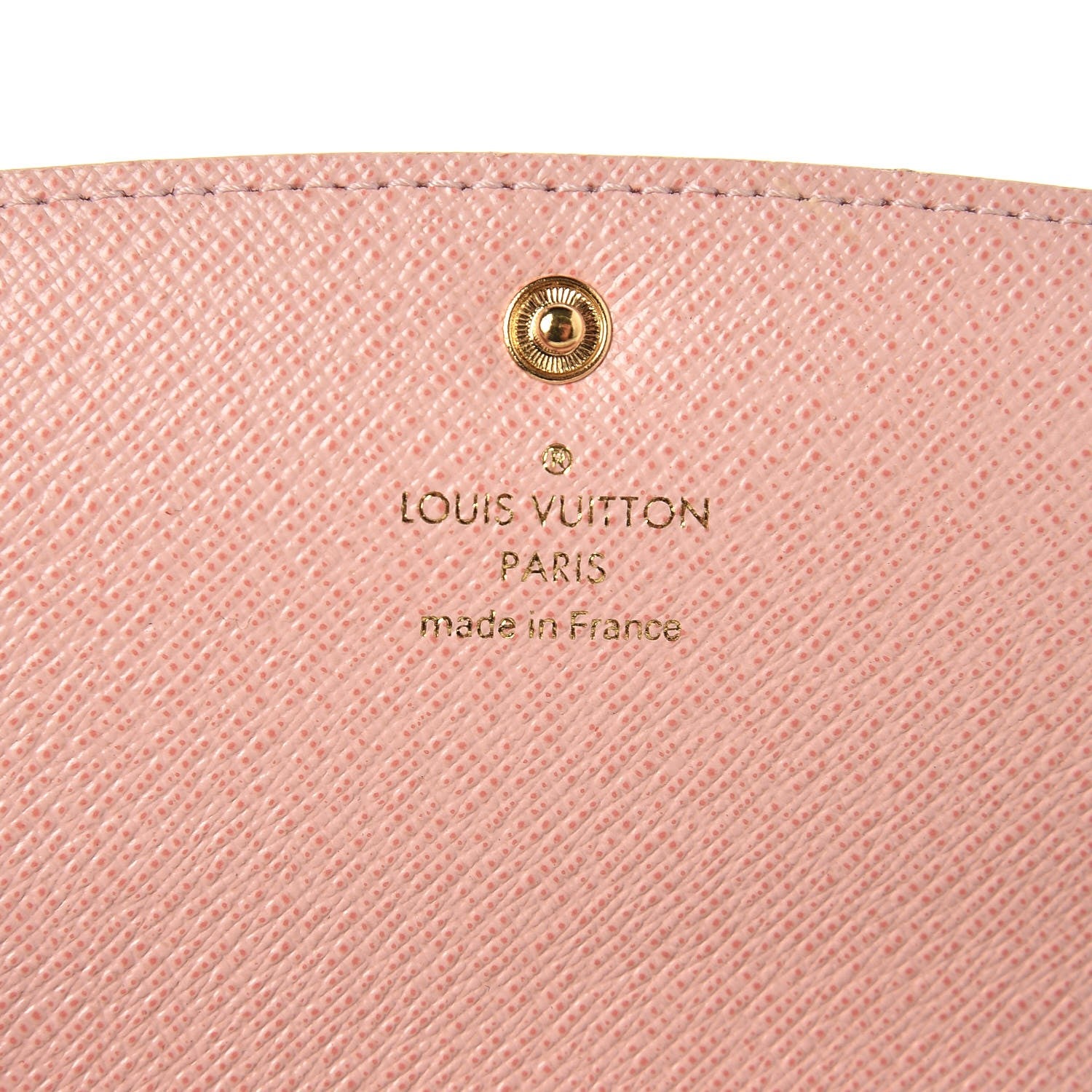 Louis Vuitton Damier Azur Emilie Wallet Rose Ballerine 6 of 9